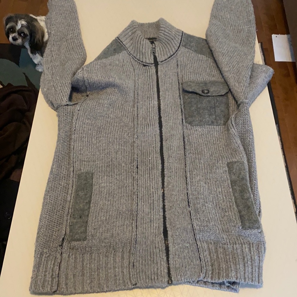 INC Zip Up Sweater Medium
